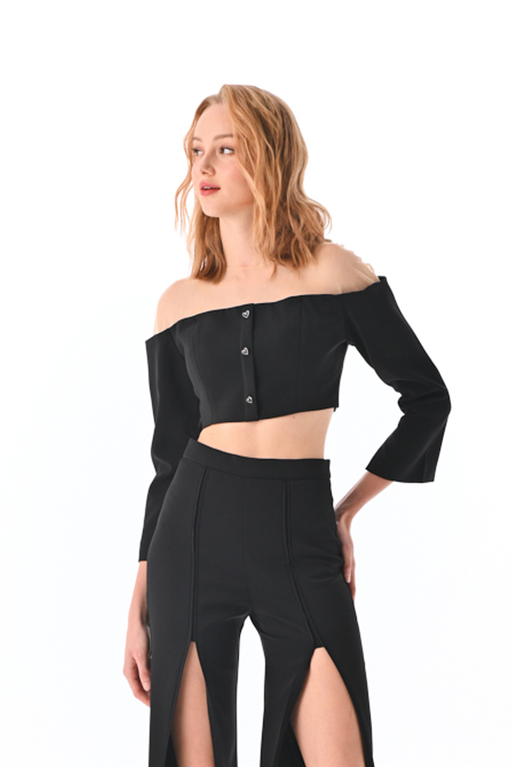 Lilia Top - Black main image 0